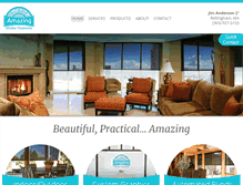 Tablet Screenshot of amazingwindowtreatments.com